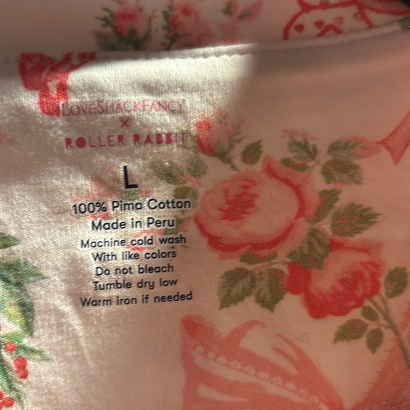 LOVESHACKFANCY x ROLLER RABBIT merry monkey pj set - Picture 3 of 8